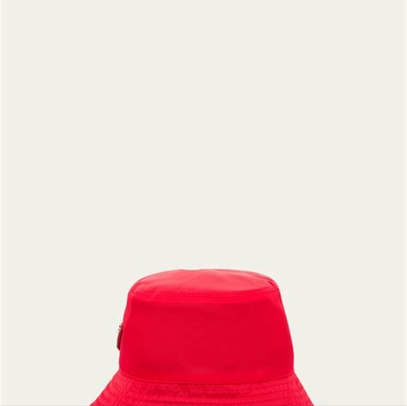 NEW! AUTHENTIC Prada Re-Nylon Bucket Hat MSRP $725 Red - Picture 5 of 11